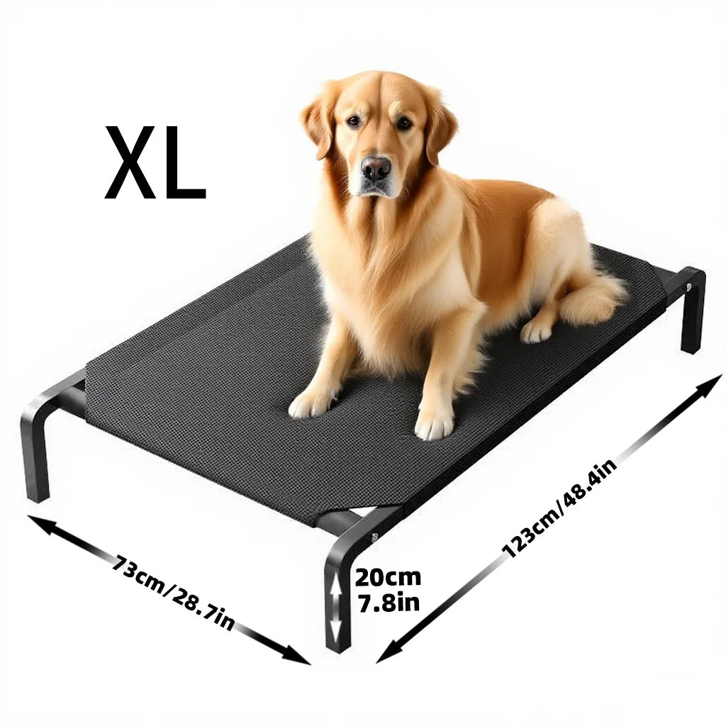 Elevated Dog Bed for All Seasons Moisture Proof Breathable Removable Washable Golden Retriever Pet Bed Pet Supplies pets bed