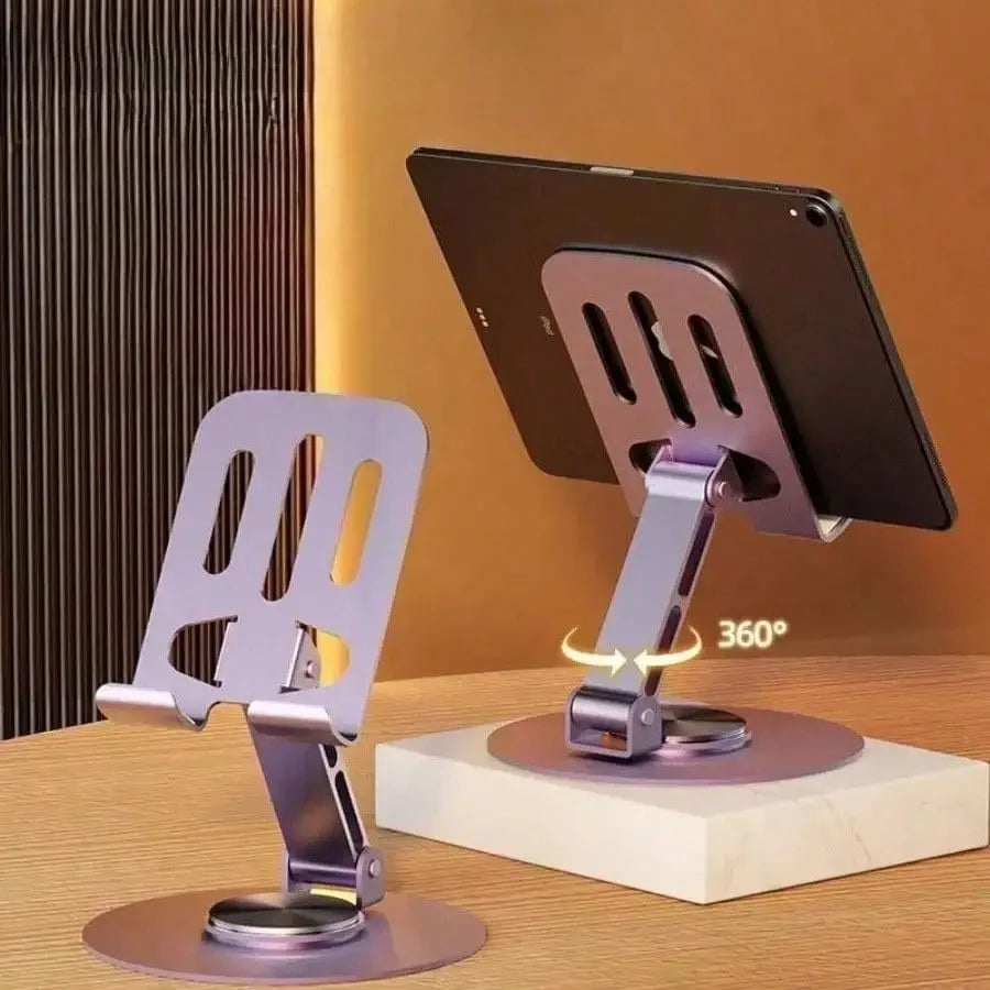 2026 New Rotating Aluminum Alloy Phone Holder, New All-Metal 360-Degree Rotating Mobile Phone Bracket, High-End Mechanical