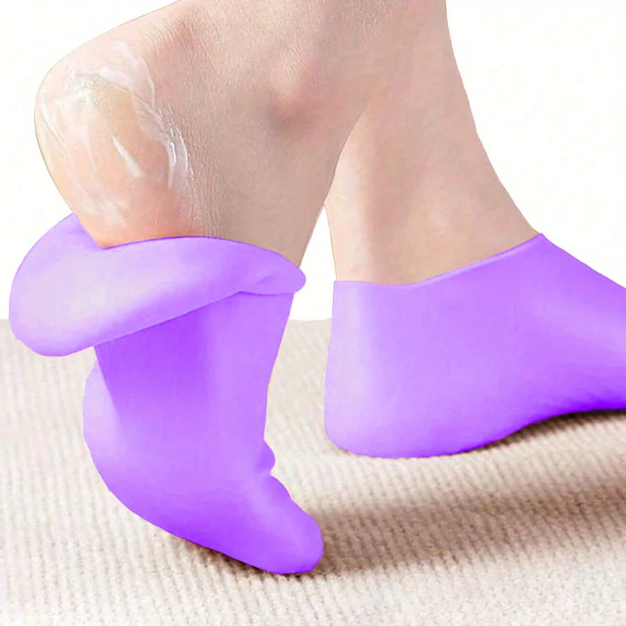 Moisturizing silicone foot socks for dry heels — view 8 of 17