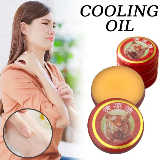 10/40/60pcs Natural Tiger Balm Essential Oil Mosquito Elimination Headache Cold Dizziness Solid Balm Ointment Fragrance Unisex