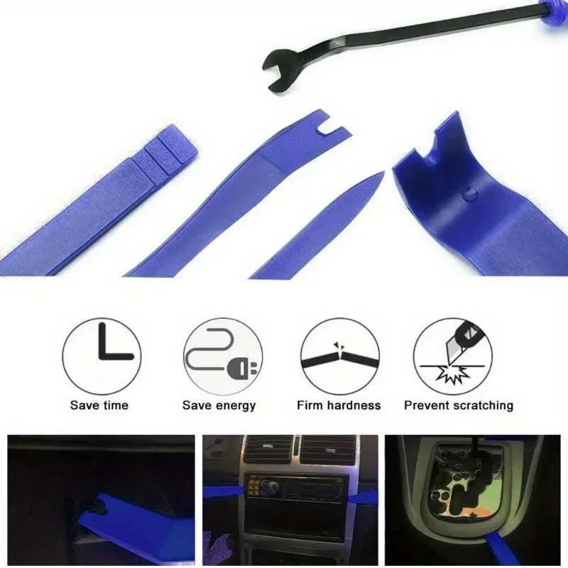 5-Piece Auto Panel Removal Tool Kit Multifunctional Car Interior Audio Modification Disassembly Tools