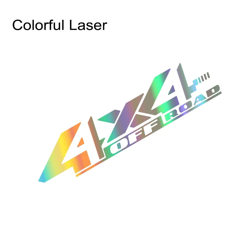 4x4 Off-Road Vinyl Decals (Pair) — Universal Fit for Pickups & Trucks