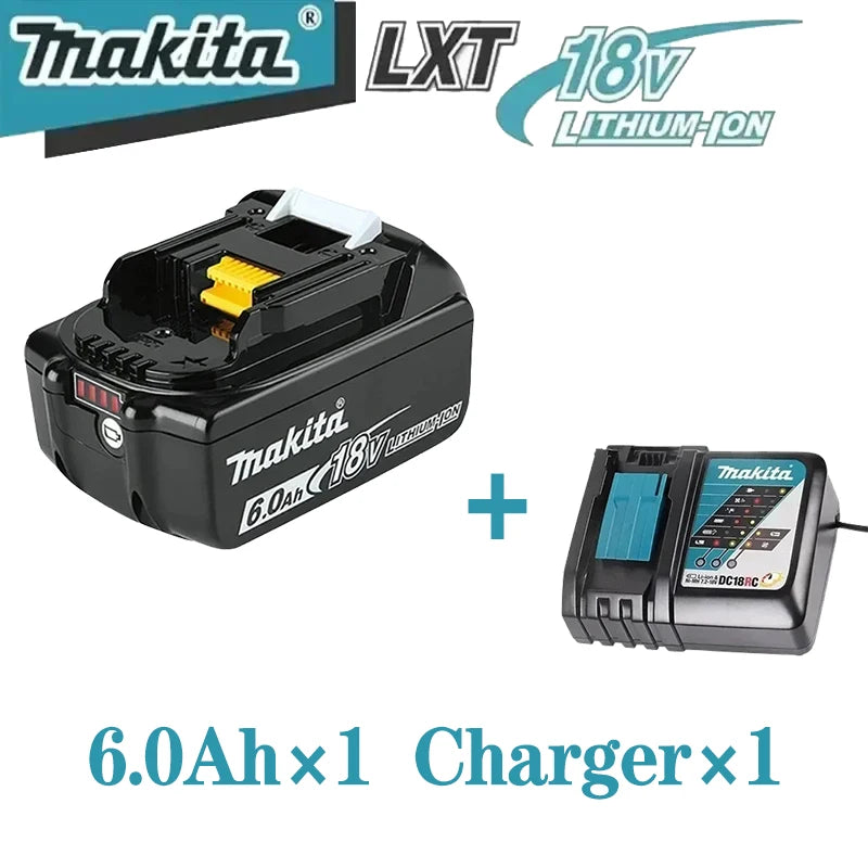 Genuine 6Ah  9Ah makita BL1860 18V Battery Power Tools Li-ion Replacement LXT BL1850 BL1840 for 18V Screwdriver