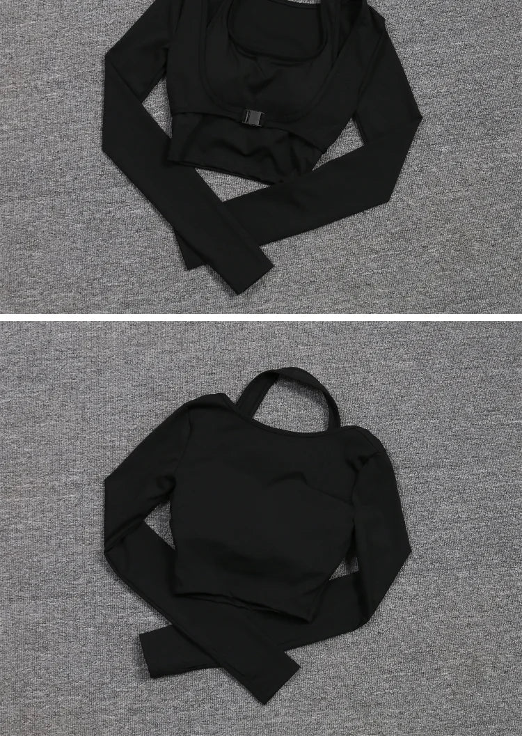 Hanging Neck Yoga Suit Slimming Sports Workout Women Sexy Outdoor Tennis Tops Underwear