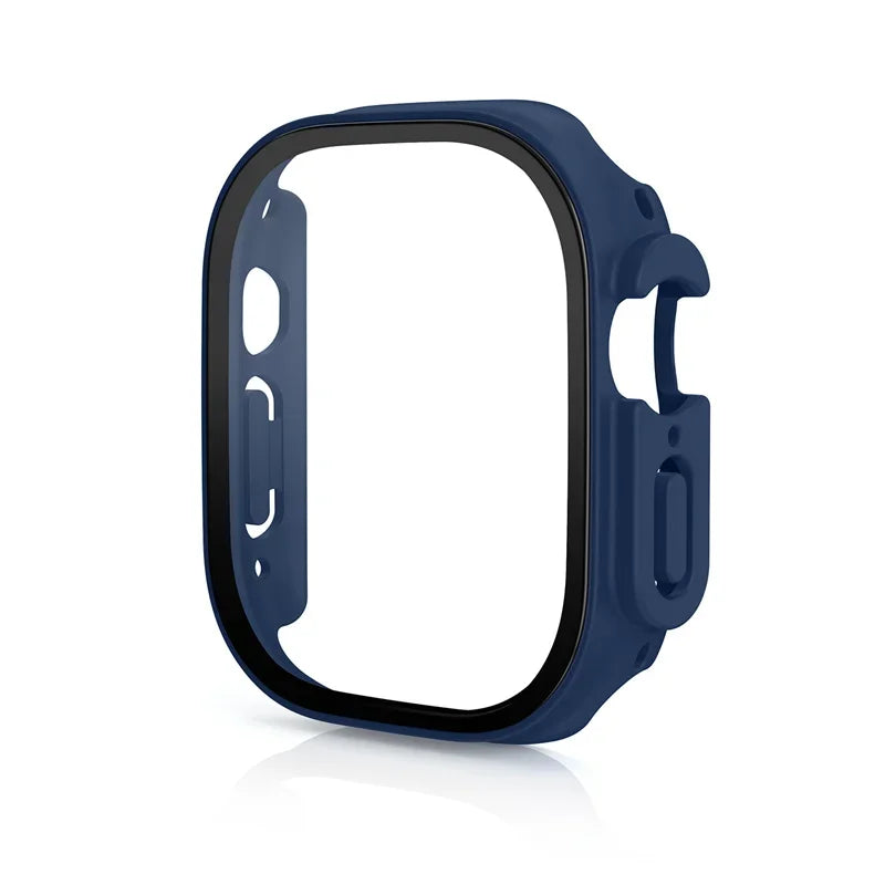 For Apple Watch Ultra 3 49mm 2026 PC Bumper+Screen Protector Tempered Glass+Cover for apple watch Case ultra 2/Ultra Accessories