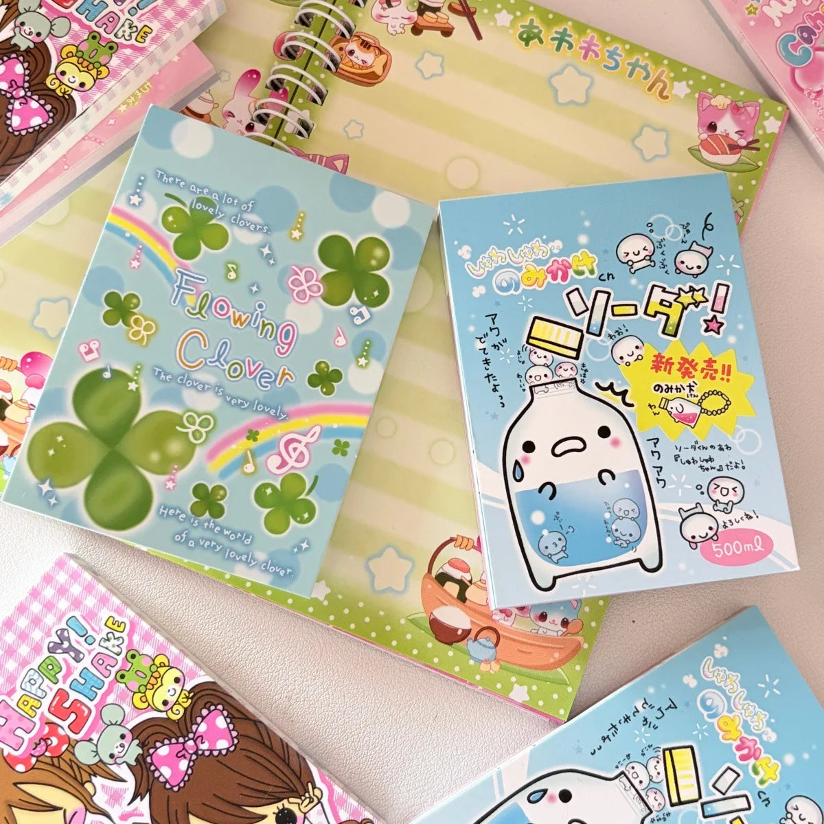 Japanese Retro Cute Showa Style Memo Pads Non Adhesive Journaling Decorative Paper 70 Sheets Each