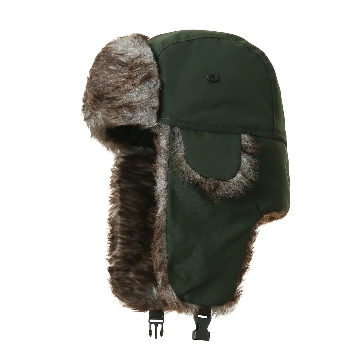 Faux Fur Trapper Hat with Ear Flaps, Ushanka