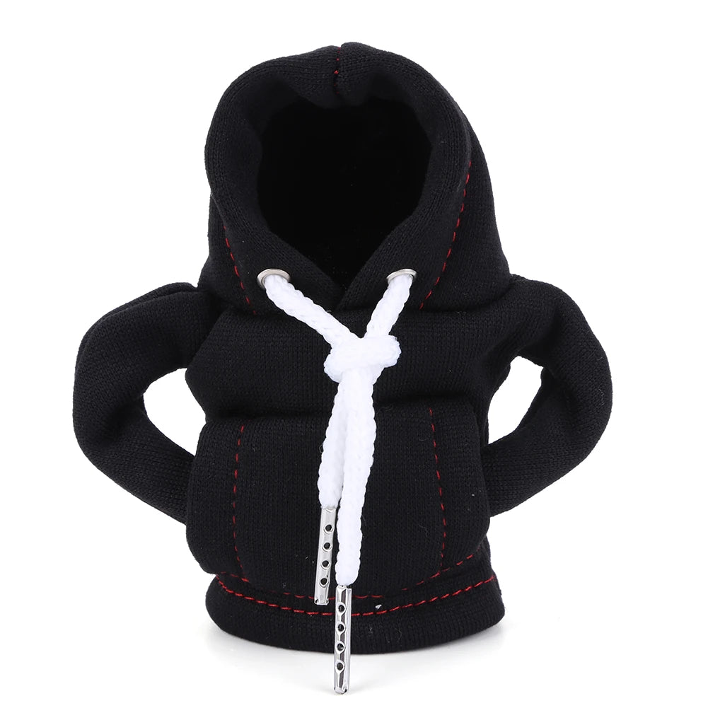 Hoodie Car Gear Shift Knob Cover Fashion Gearshift Handle Gear Lever Decorative Hoodie Sweatshirt Cover Auto Interior Accessorie