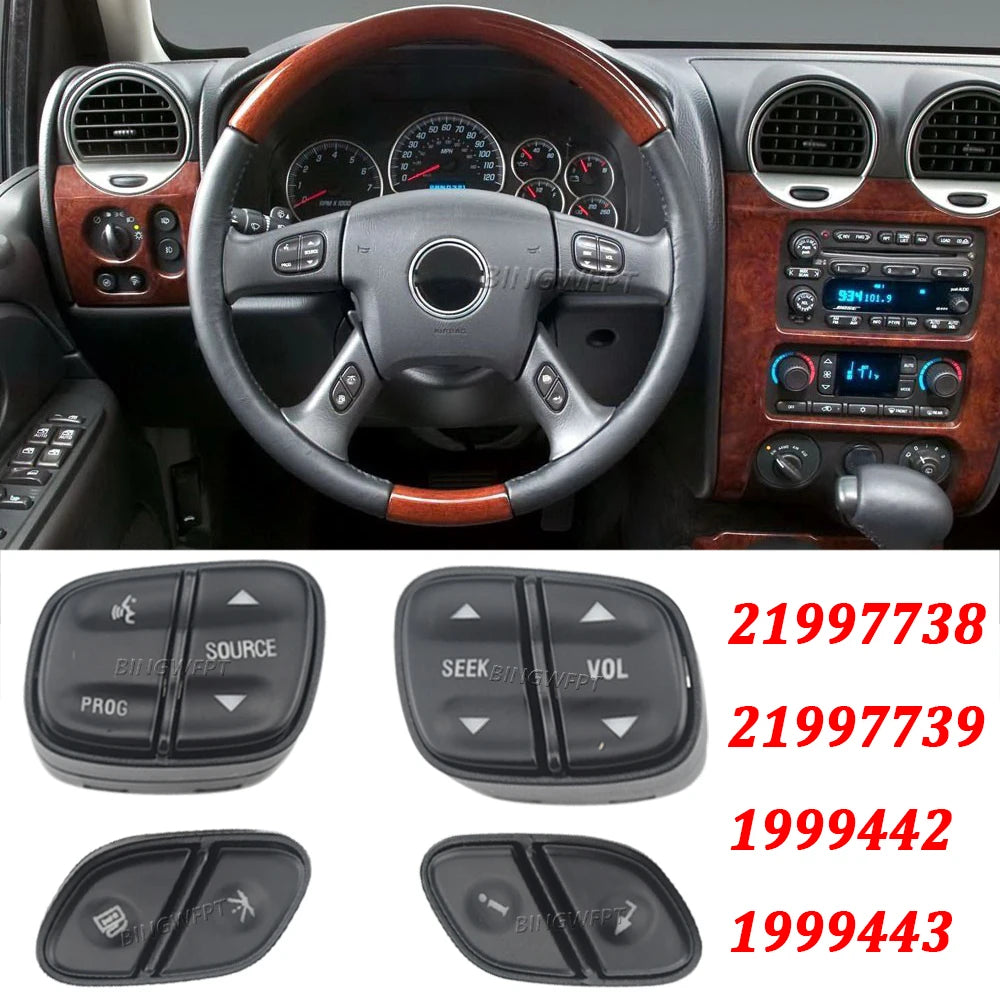 Steering Wheel Radio Source Switch with LED — Chevrolet Avalanche, Silverado, Tahoe & GMC Yukon / Hummer H2