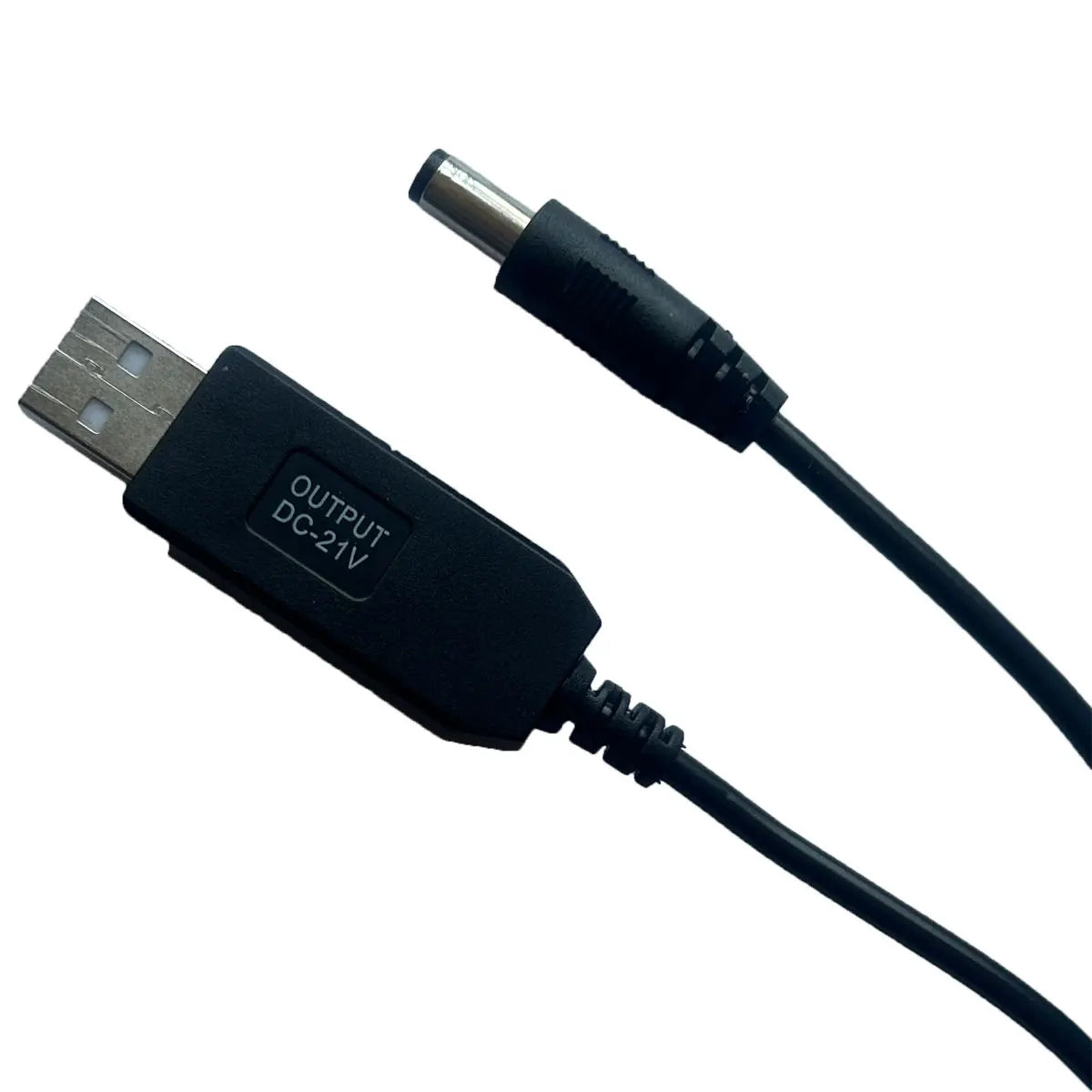 1pc 5V to 21V boost cable 21V battery dedicated charging cable DC interface USB adapter cable charger