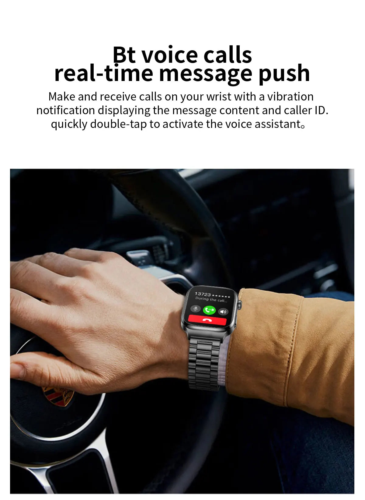 2026 ECG+PPG Health Smart Watch – Uric Acid, Blood Lipids, Blood Pressure & Bluetooth Call | Men & Women