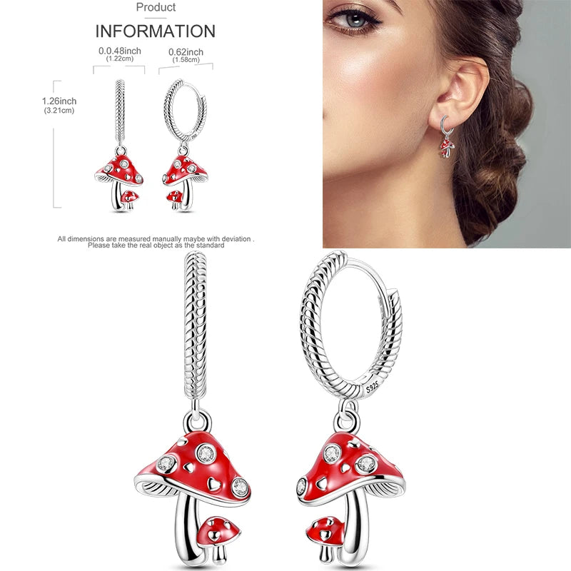 Sparkling Gold Woman Hoop Earrings 925 Sterling Silver Butterfly Colored Zirconium Earrings for Women Jewelry Anniversary Gift