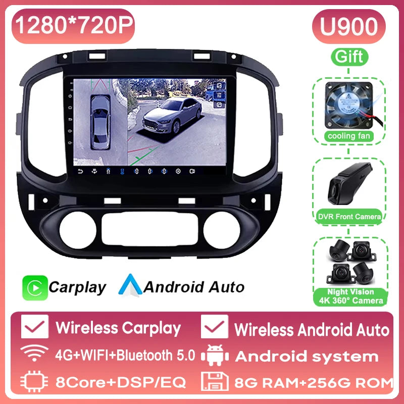 Car Android Car Radio DVD For Chevrolet Colorado/GMC Canyon 2015 - 2017 GPS Navigation Multimedia Player 4G WIFI VT QLED Screen