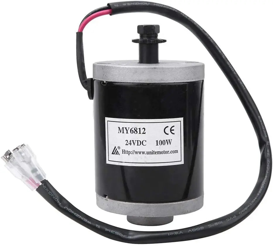 MY6812 150W 120w 100W DC 12V/24V high speed motor , small dc brush motor, Brush Motor with belt pulley for Electric Motor
