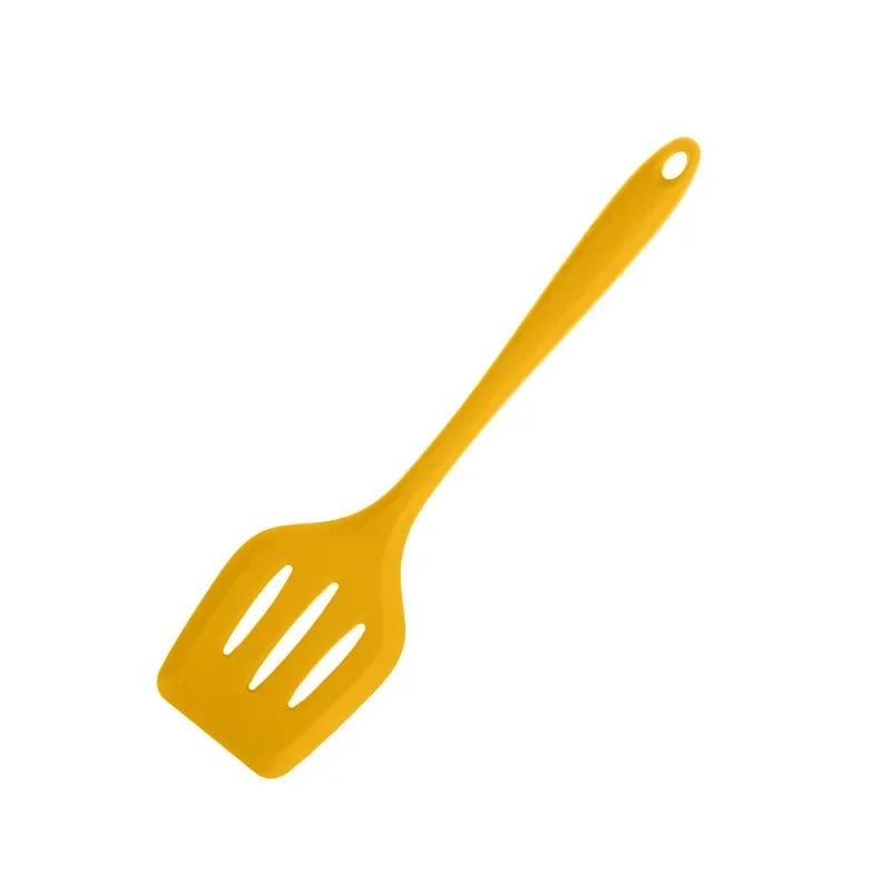Yellow Silicone Kitchen Utensil Set - Spatulas for Cooking and Baking - photo 10