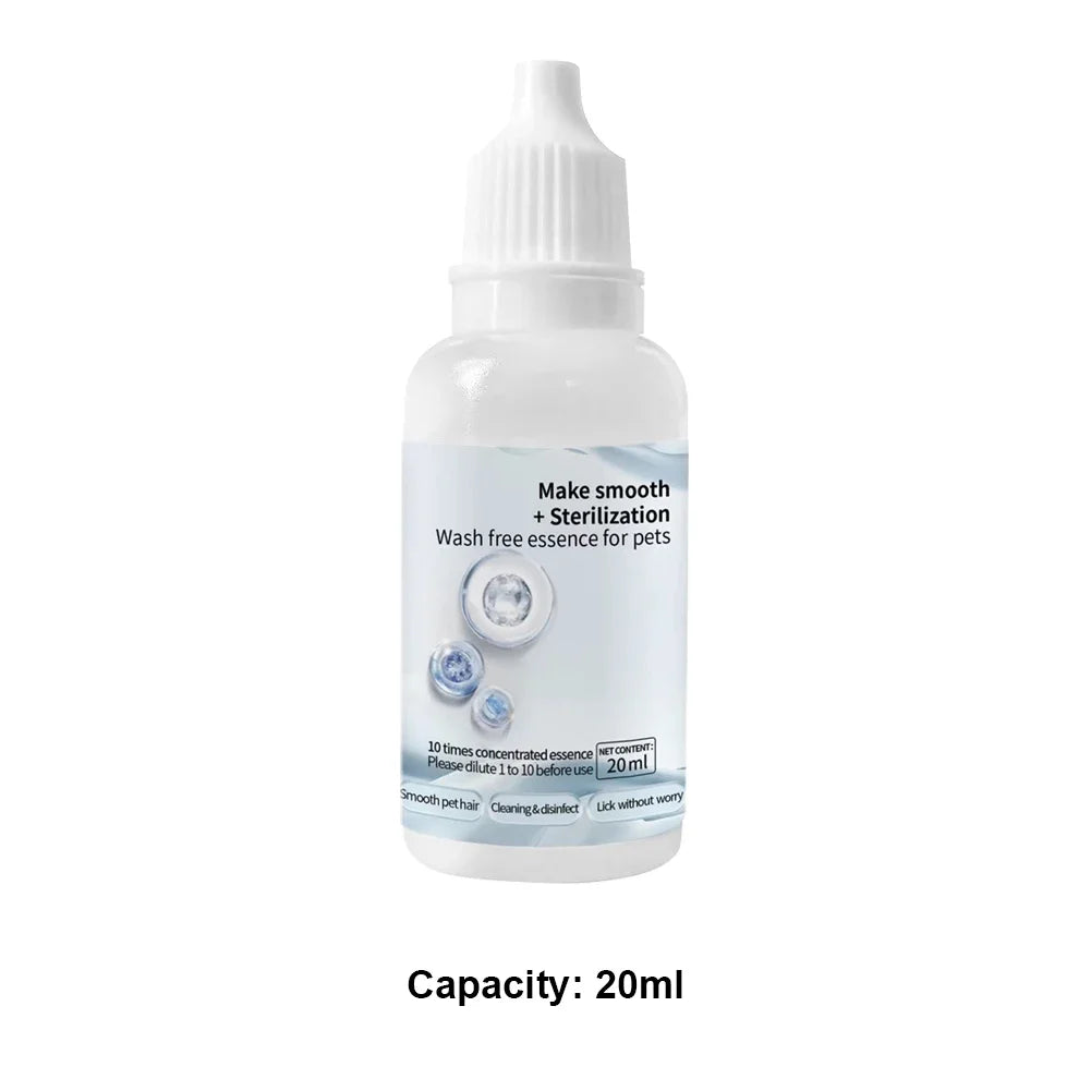 Cat Steam Brush Grooming Essence Serum – Wash-Free Hair Depilation for Cats & Dogs | 3 or 5 Pack