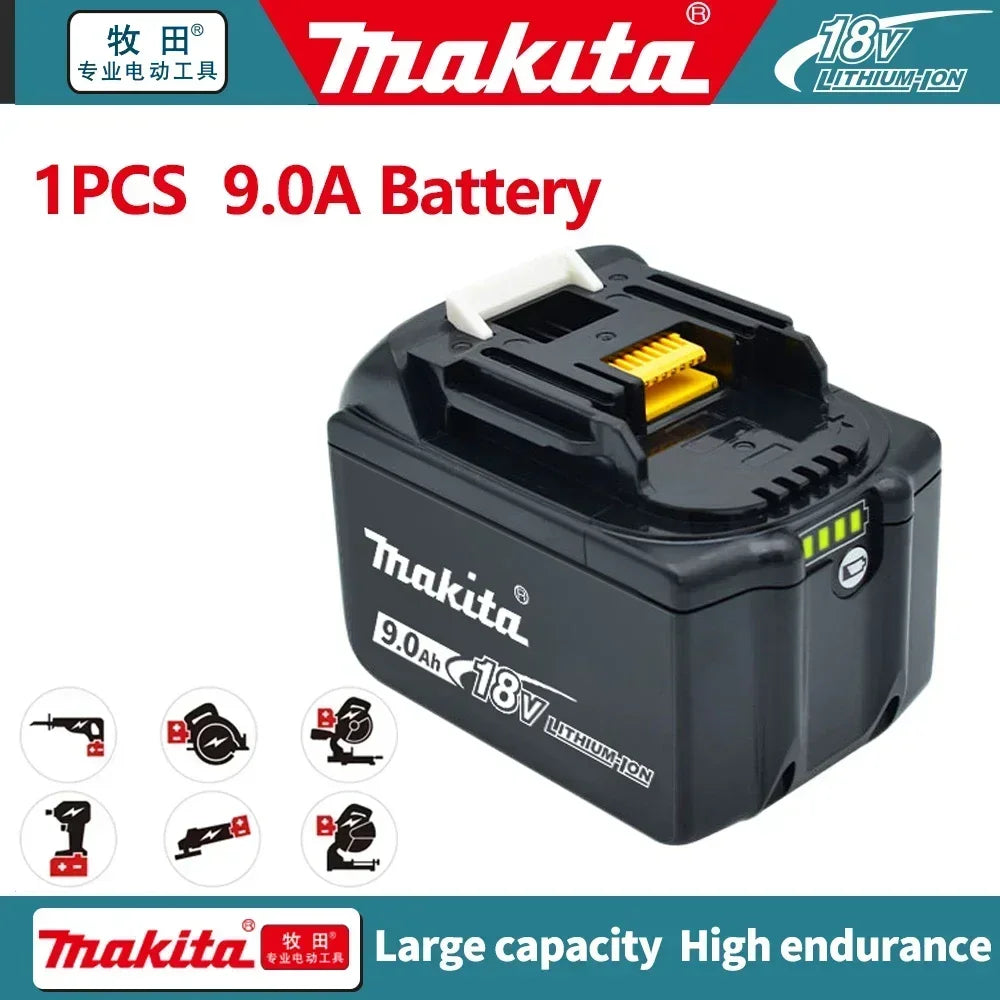 Original Makita 6Ah for Makita 18V Battery BL1830B BL1850B BL1850 BL1840 BL1860 BL1815 Replacement Lithium Battery