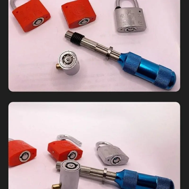 1set Tubular Lock Pick 3pcs/Set 7 Pin Advanced Lock Picks Set 7.0mm 7.5mm 7.8mm Locksmith Tools