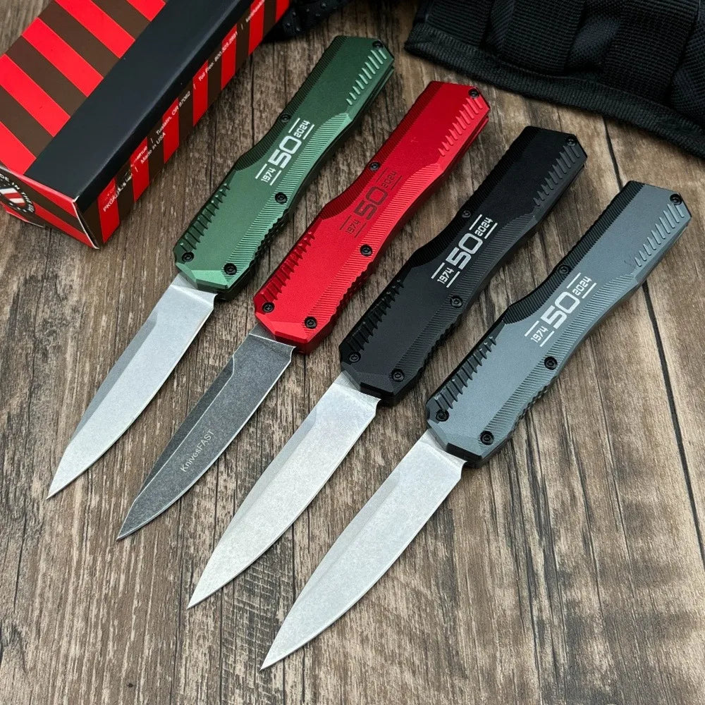 KS 9000 Matt Diskin Livewire K50 Pocket Knife D2 Steel Blade T6 Aluminum Handle Outdoor EDC Camping Knife Survival Hunting Tools