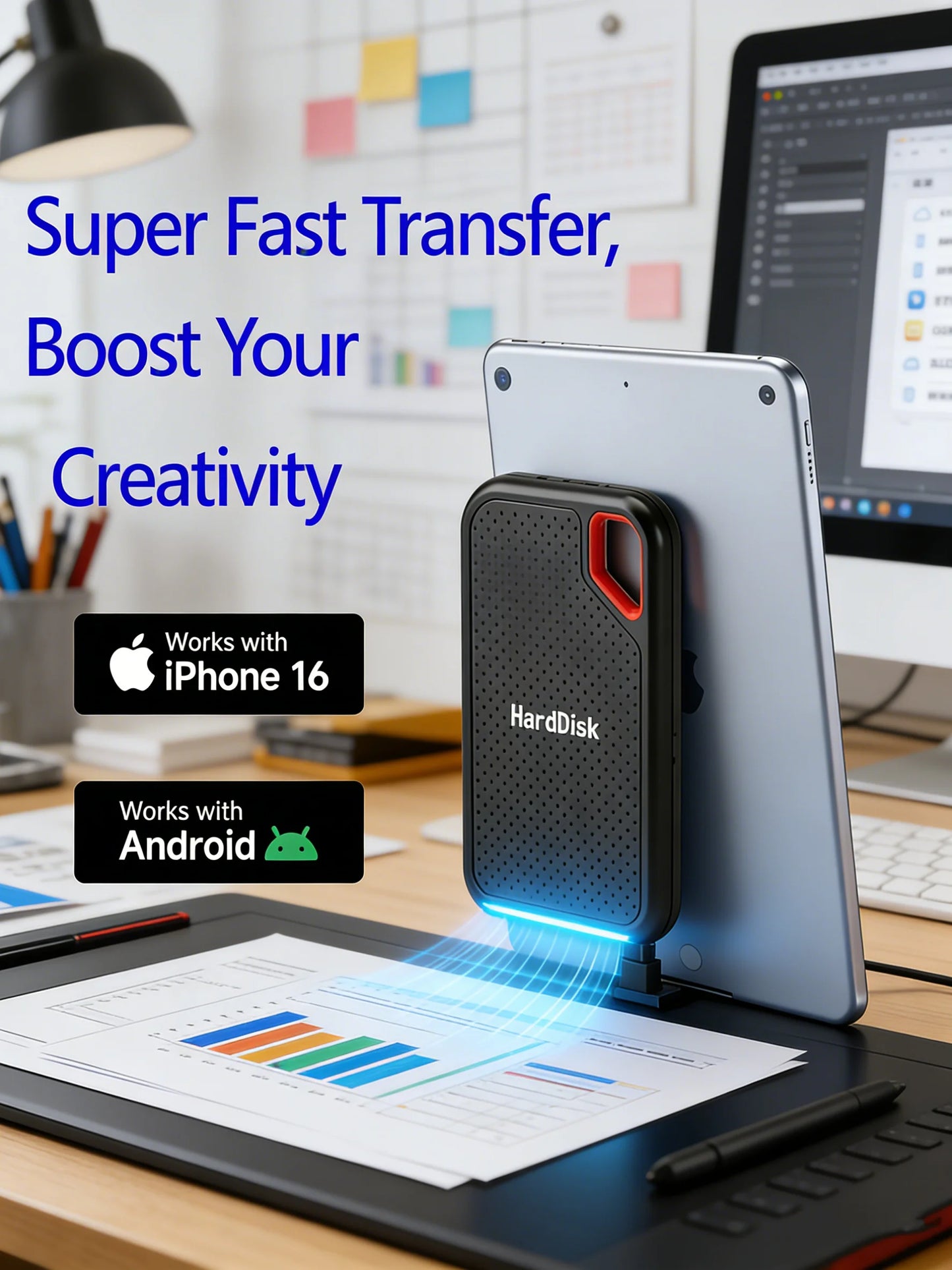 Original SSD 128TB high-speed external hard drive 1TB hard drive USB 3.1 Hard Disk 2TB 4TB Storage Device for Laptop/mac/PC/IPad