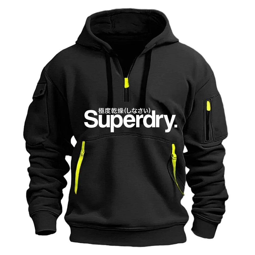 Men's Hooded Sweatshirt, Loose Pullover Hoodie