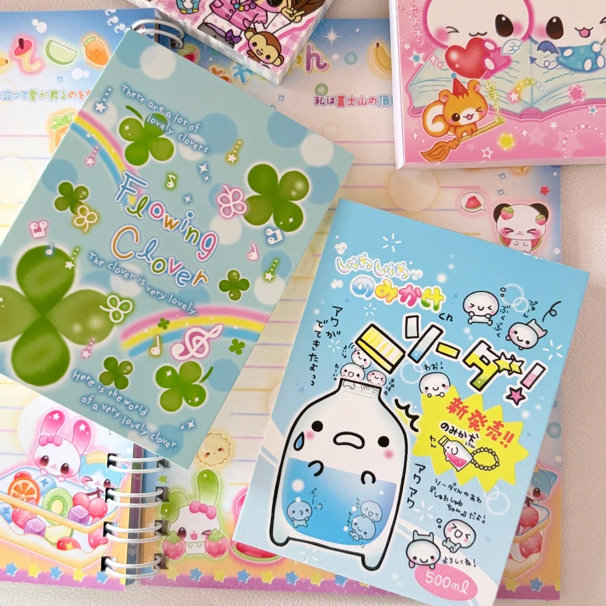 Japanese Retro Cute Showa Style Memo Pads Non Adhesive Journaling Decorative Paper 70 Sheets Each