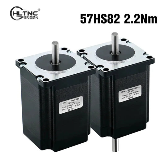 HLTNC 57mm 3a Nema 23 4 wire 2 phase Stepper motor 82mm length 2.2 N.m torque 315Oz-in Nema23 engine for CNC Engraver Router
