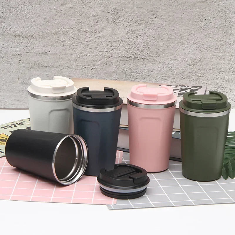 Stainless Steel Travel Coffee Mug - 380ml or 510ml Insulated Cup