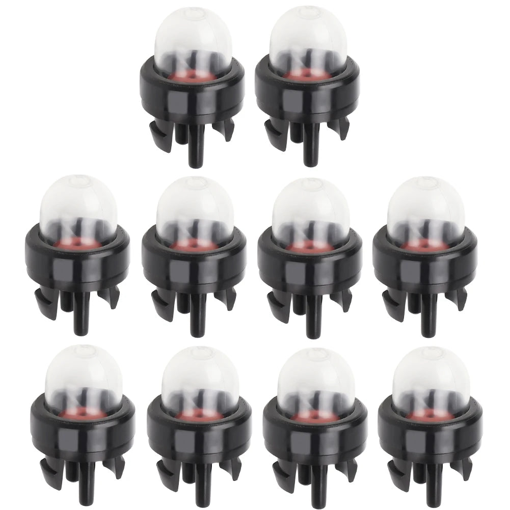 10Pcs Carburetor Oil bubble Petrol Snap in Primer Fuel Bulb Pump Kit For Chainsaws Trimmer Carburetor Light bulb
