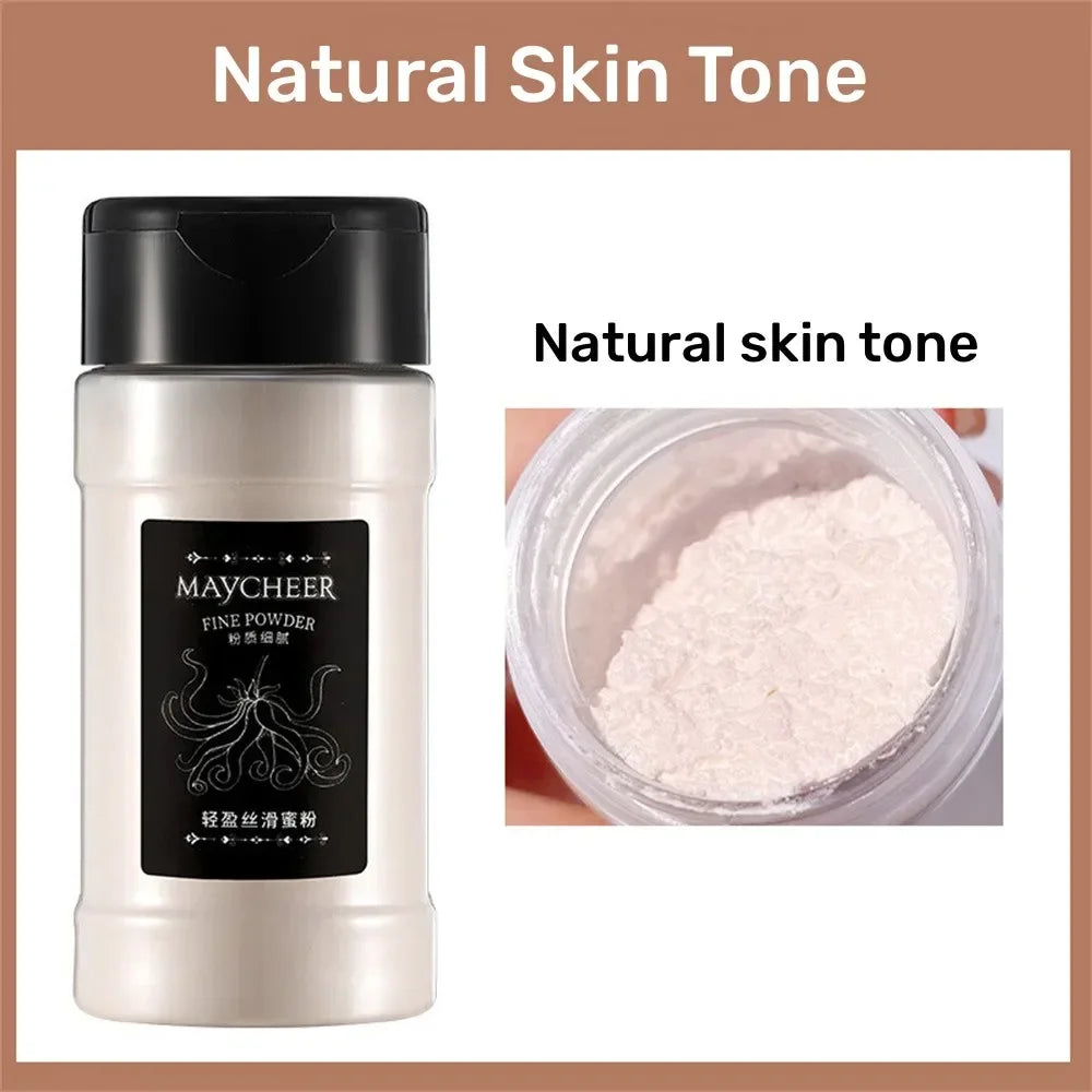 55g Large Capacity Loose Setting Powder – Oil Control, Waterproof & Matte Finish | Natural Long-Lasting Makeup