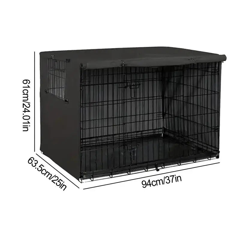 Windproof Oxford Crate Cover - Dog & Cat Cage Cover – photo 6