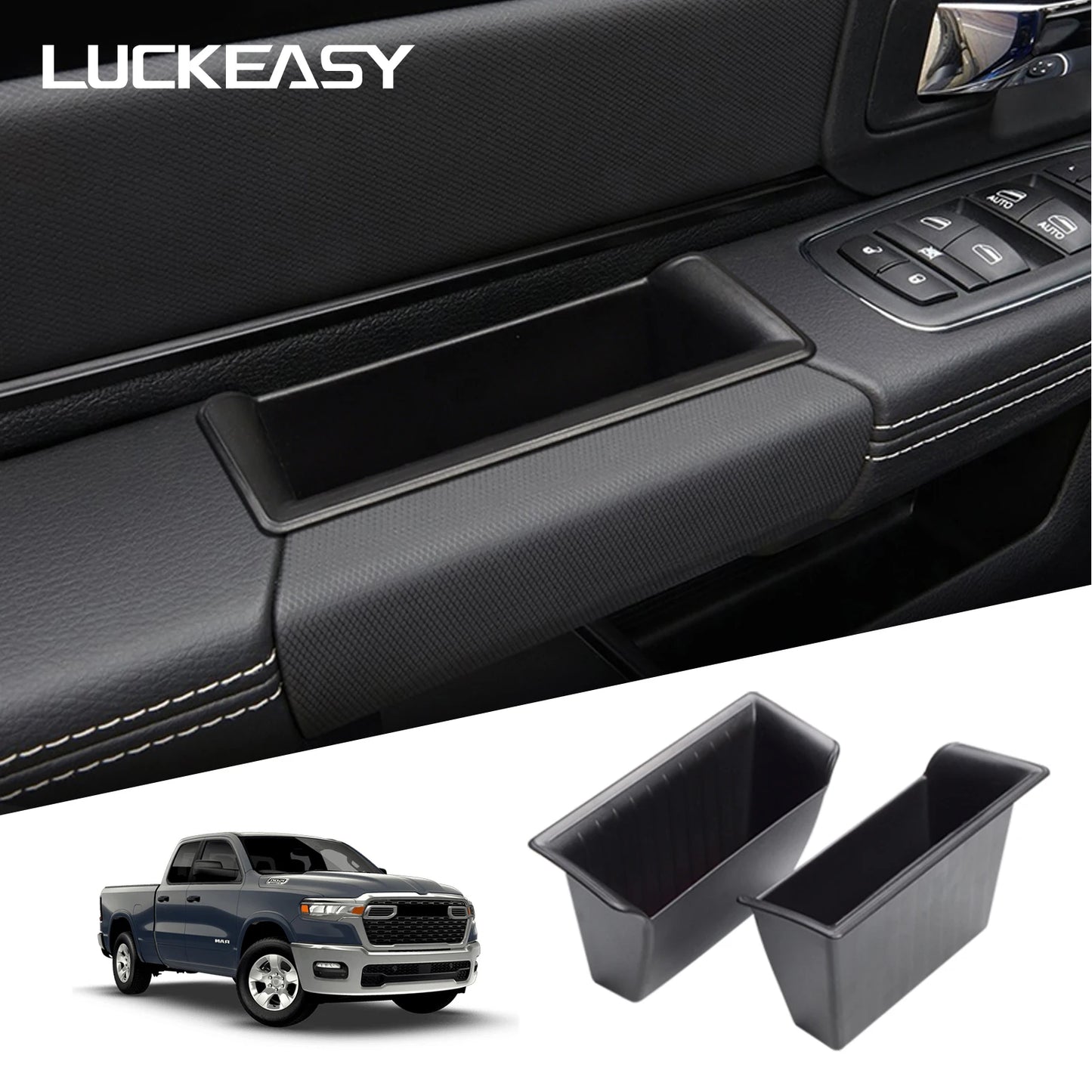 Door Handle Storage Box Organizer Tray — Dodge RAM 1500 (2019-2026)