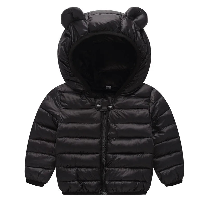 Kids Fleece Lined Hooded Coat - Padded Winter Jacket for Boys & Girls - photo 8