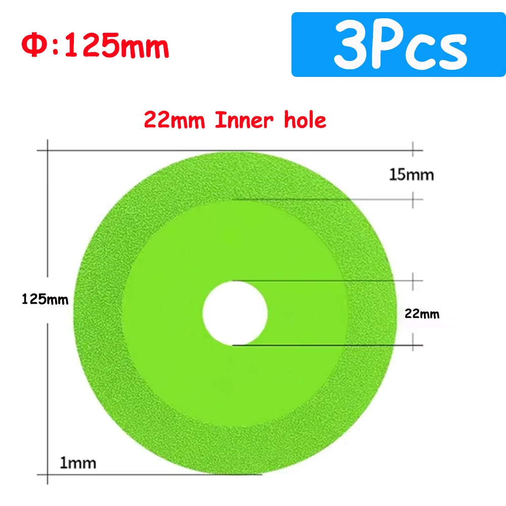 Diamond Glass Cutting Disc — 100/115/125mm Ultra-Thin Tile Blade
