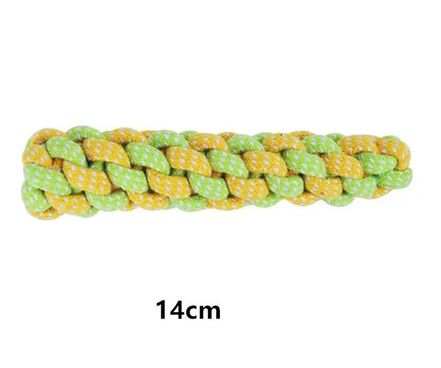 Cotton Rope Dog Toy Ball - Chew & Toothbrush Tug Toy
