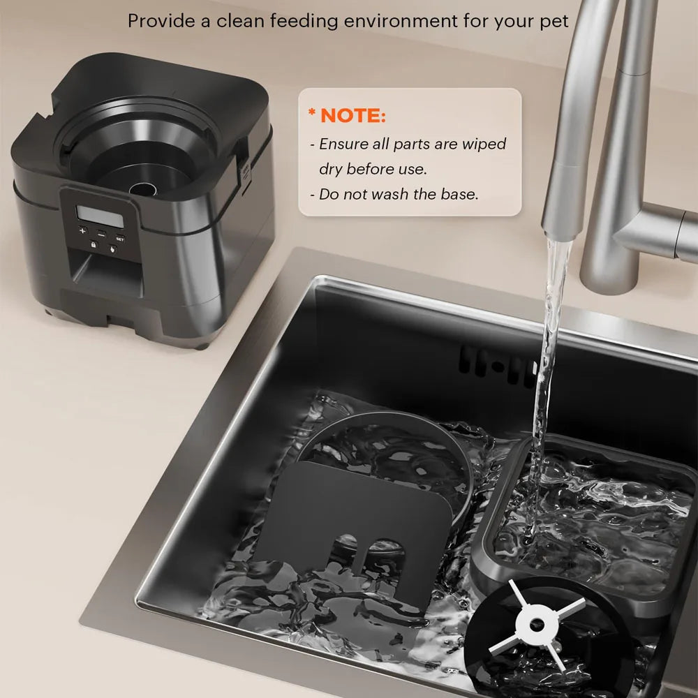 Automatic Pet Feeder - Timed Portions for Cats & Dogs – photo 5