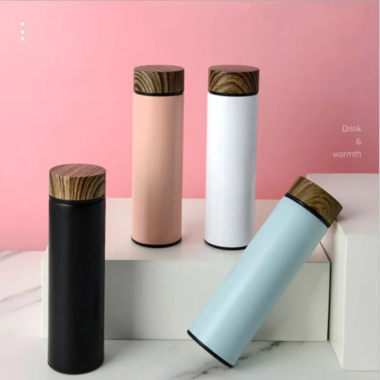 Logo Customize Thermos Mug Coffee Cup With Lid Thermocup Seal Stainless Steel Vacuum Flasks Thermo Mug For Car Water Bottles