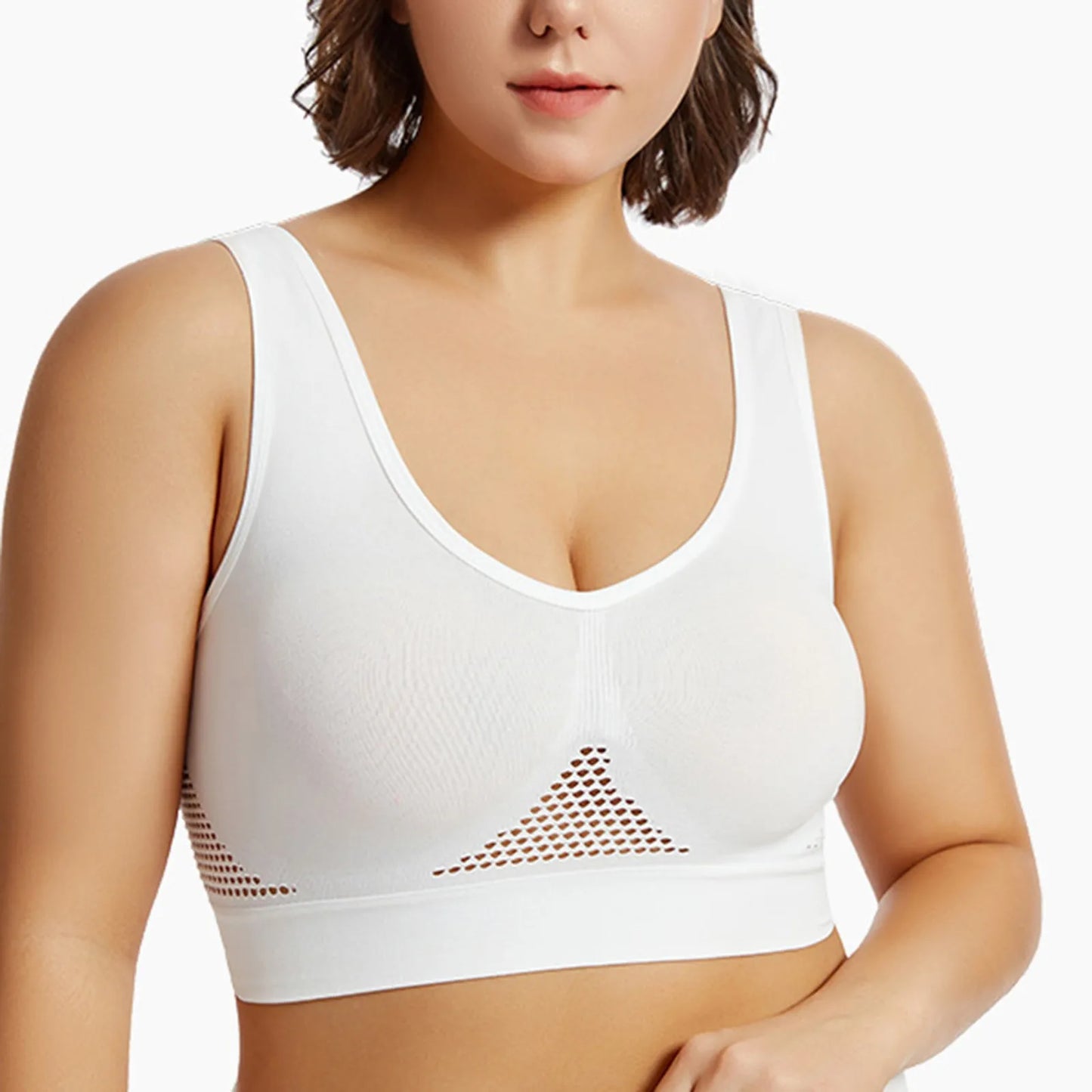 MMAlto Women's Shockproof Sports Bra – High Support Running Yoga Fitness Vest | S-XXXXXL