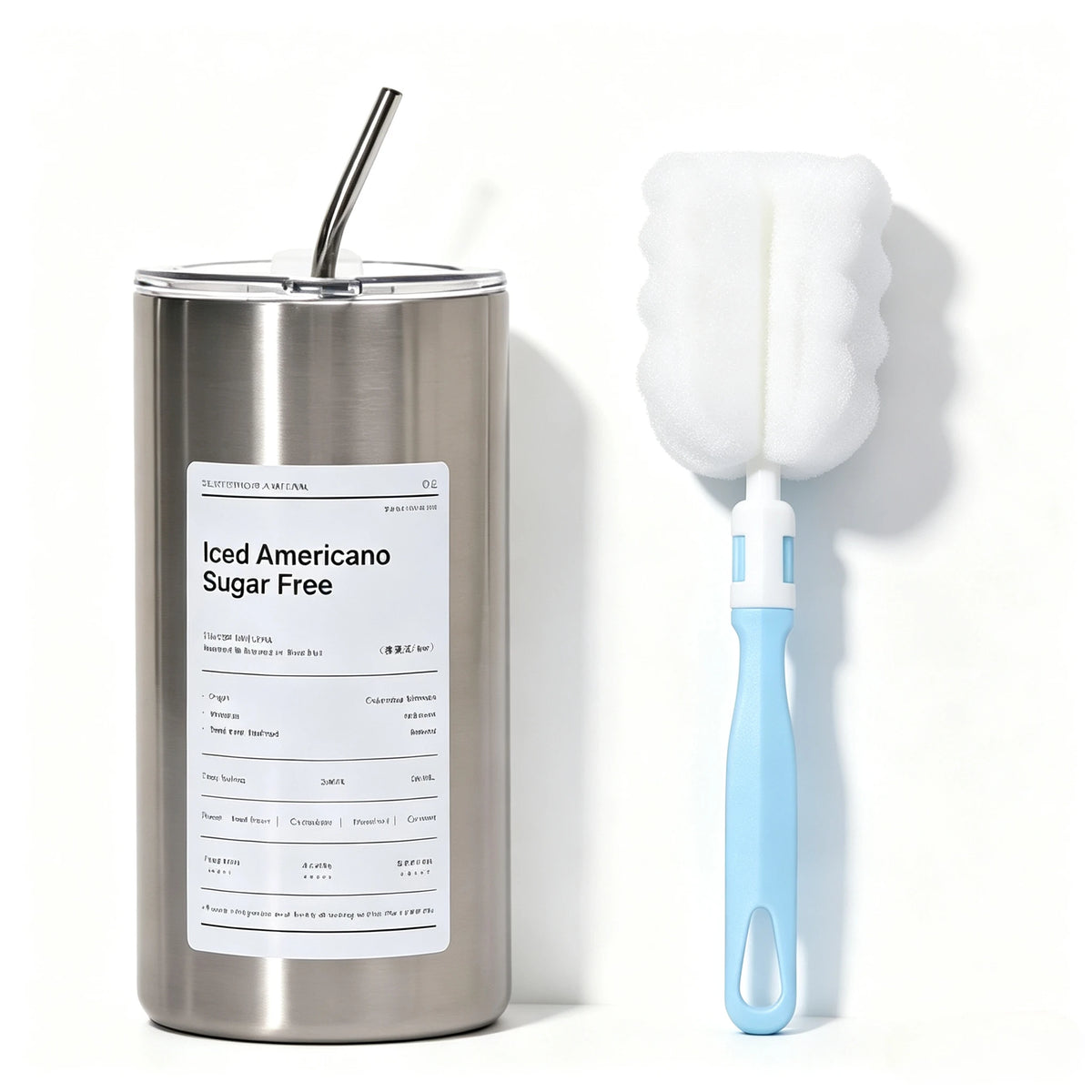 600ml Stainless Steel Thermos Cup with Straw - Insulated Coffee Mug - photo 7