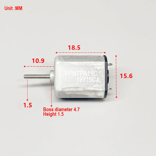 Minebea PPN7PA11C Mini 030 Motor DC 3V 5V 6V 13700RPM Metal Brush Micro 15mm*12mm Electric Motor for Car AV Device Lock