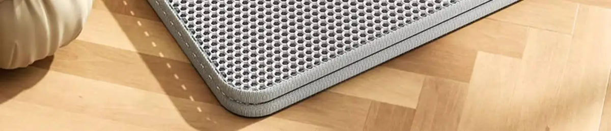 Large Waterproof Cat Litter Mat, 2-Layer Non-Slip