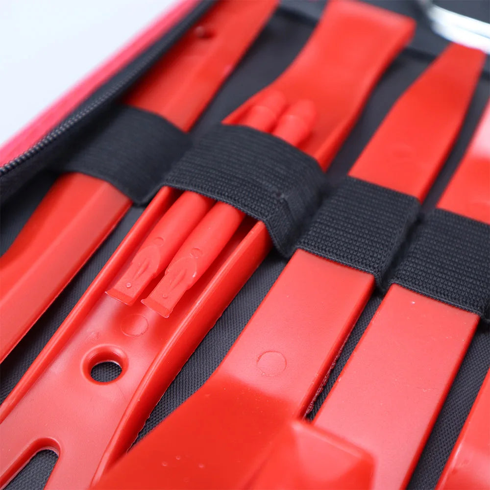 43-Piece Car Trim Removal Tool Set – Panel, Clip & Fastener Remover Kit with Crowbar