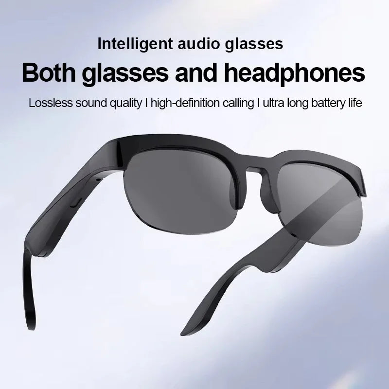 Lenovo AI Voice Assistant Smart Glasses 4K Remote Control Touch Photo Camera Recording Translator Wireless Bluetooth Sunglasses
