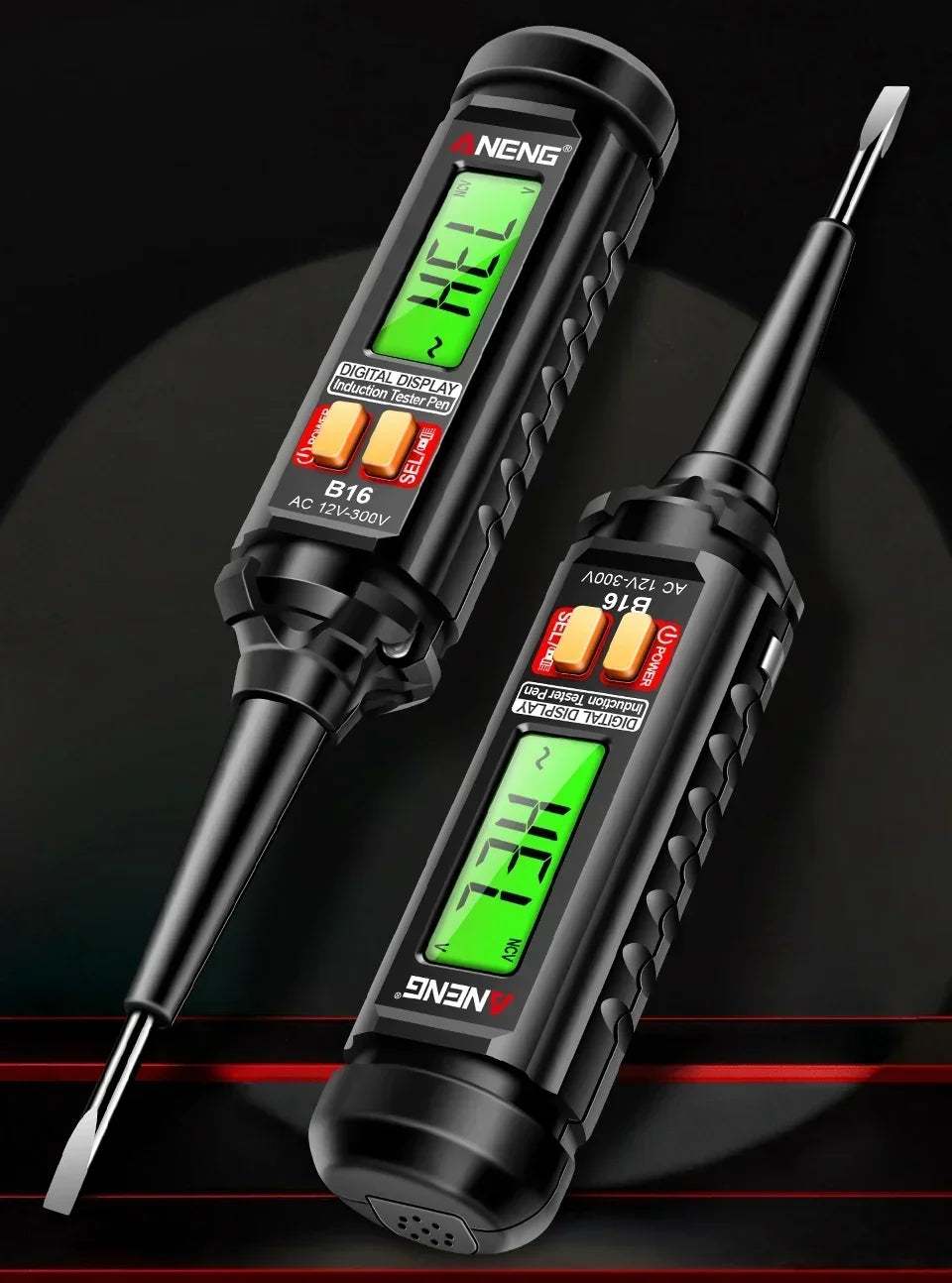 ANENG B16 Voltage Tester Pen 12V-300V Non-Contact Induction  Detector NCV Voltage Sensing Test Meter Breakpoint Finder Tool