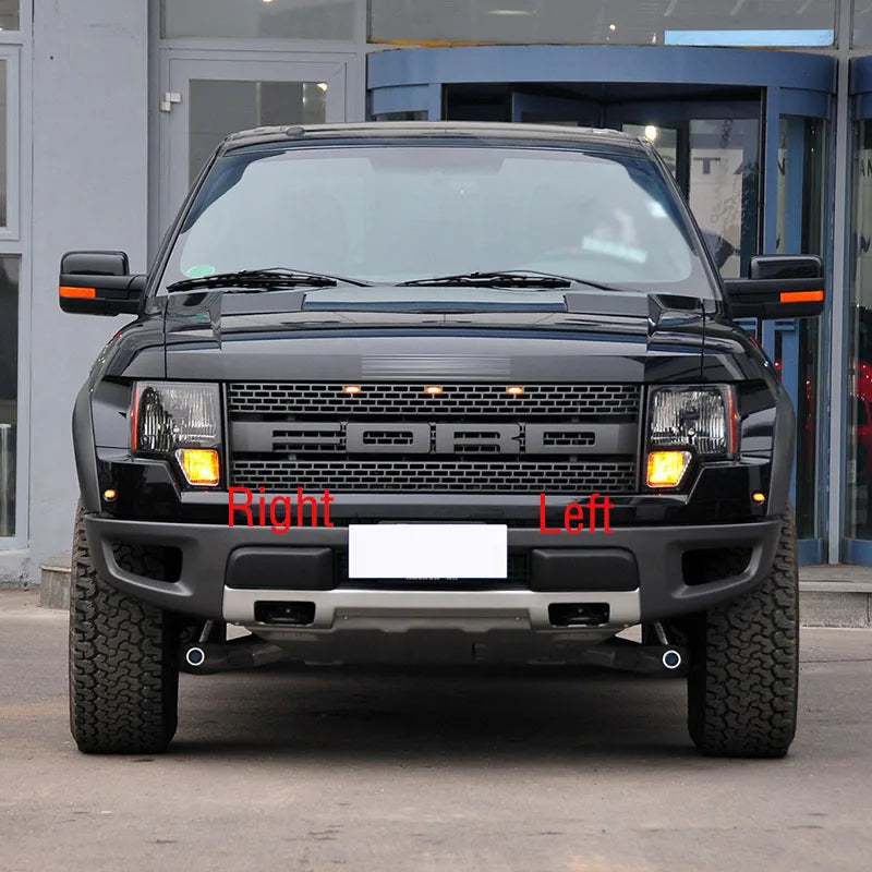 Front Lower Bumper Hole Cover Caps for Ford F-150 SVT Raptor 2009–2014
