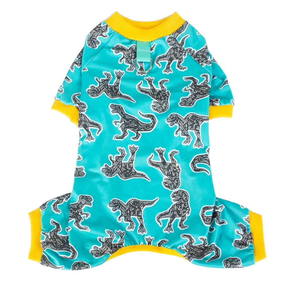 Dinosaur Dog Pajamas - Onesie with Sleeves for Small Dogs – photo 8