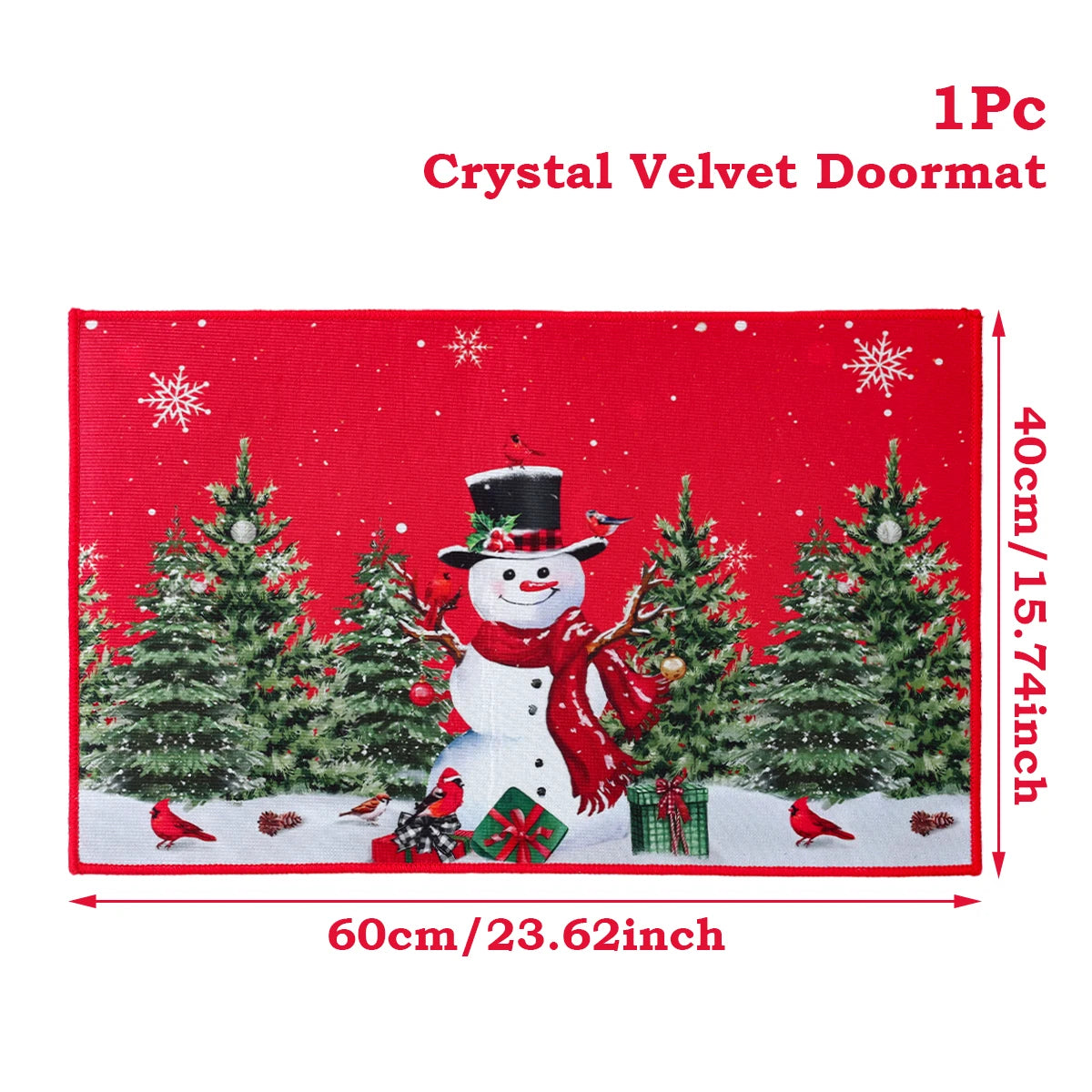 Christmas Door Mat Santa Claus Outdoor Carpet Merry Christmas Decorations For Home 2026 Navidad Xmas Ornament New Year 2026