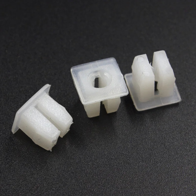 50 Pcs Car Fixed Screw Square Head Nut Screw Fixed Grommet Clip Plastic Snap In Fastener