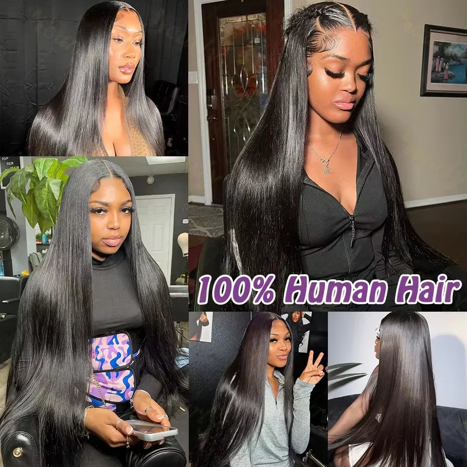 30 40 Inch Straight Bundles Human Hair 16A Remy Brazilian Virgin Weave 1 3 4 Pcs Raw Hair Bundles Extensions For Black Women