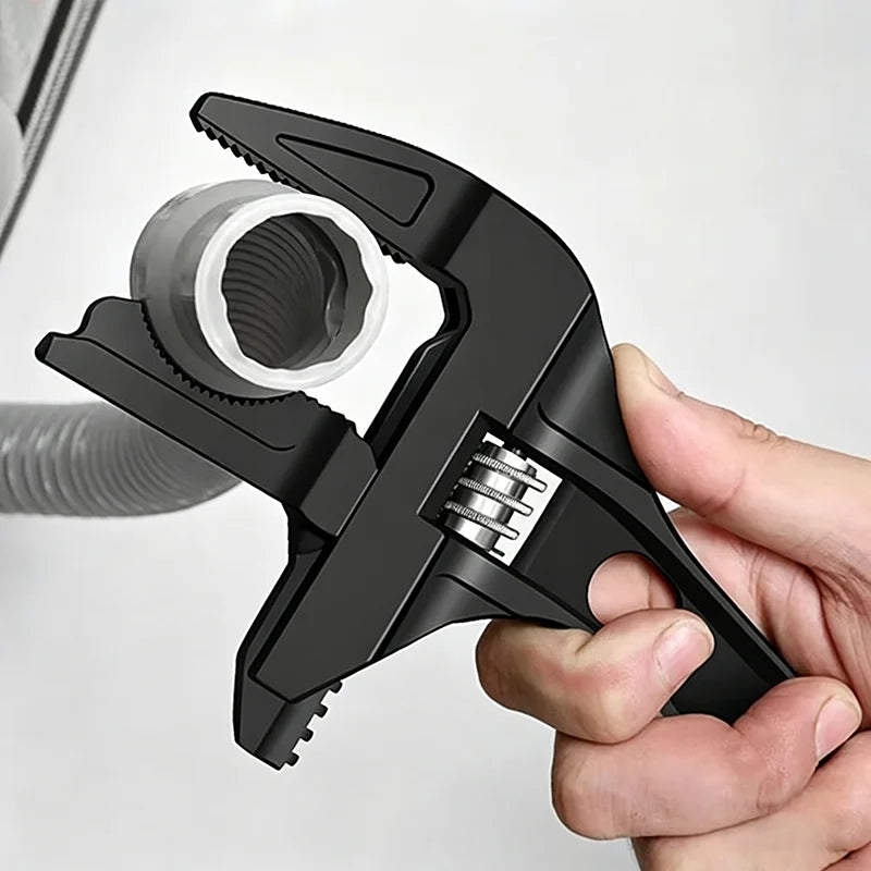 Multifunctional Bathroom Wrench High Carbon Steel Short Handle Wrench Large Opening Faucet Sink Water Heating Installation Tool